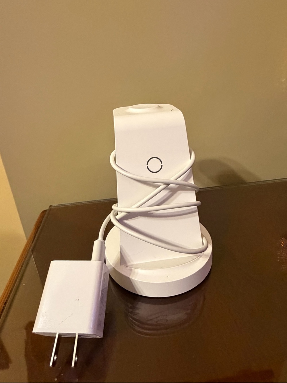 3 in 1 white Apple charger for Apple phone Apple Watch and AirPods